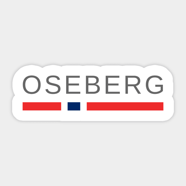 Oseberg Norge | Norway Sticker by tshirtsnorway